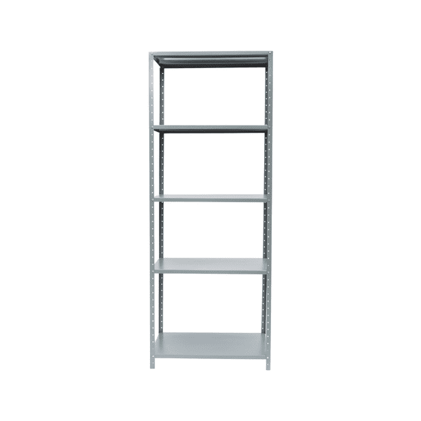 Estante Organizador ADF Estantería Anaquel Metálico Ajustable Rack 5 Repisas 190x84x60 cm Multiusos Color Gris