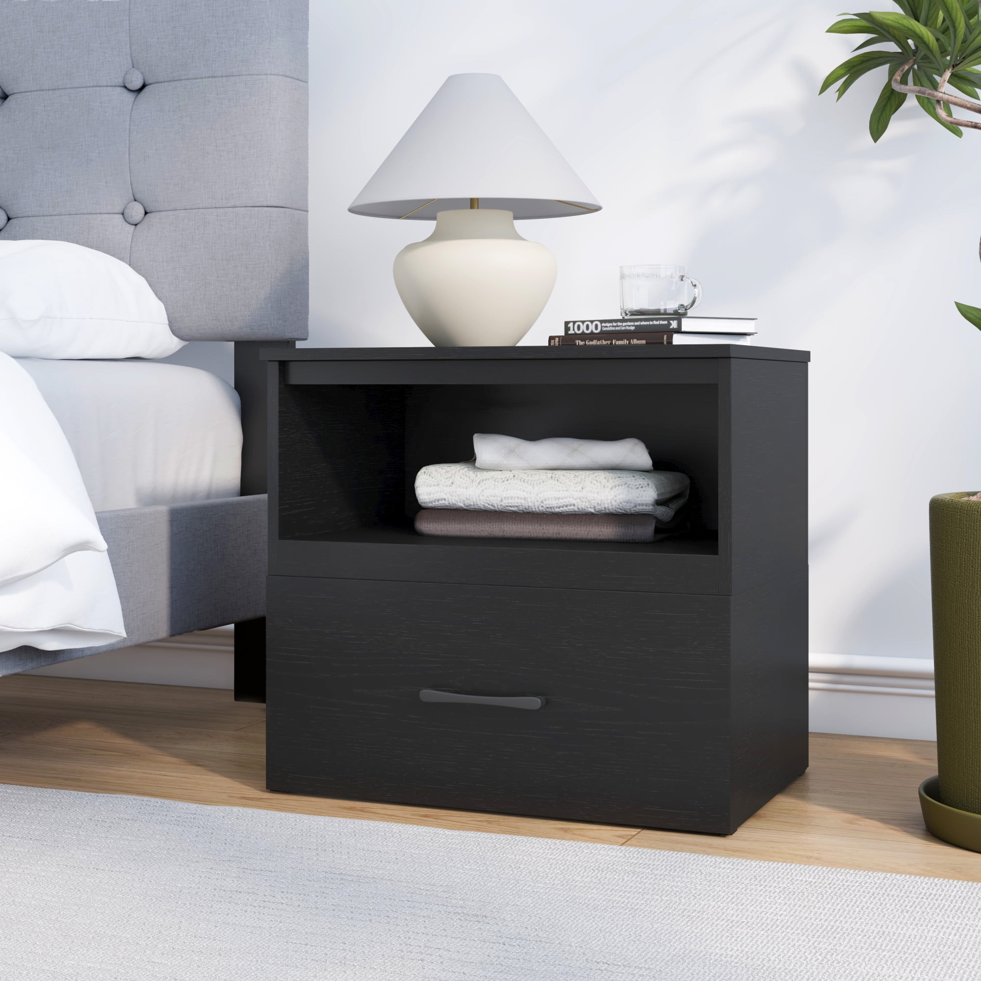 Mainstays Ardent One Drawer Modular Storage System, Black
