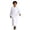 b-White, variant on Boys Muslim Arab Solid Color Thobe Long Sleeve Kaftan Embroidered Robe Islamic Arabic Abaya Thobe