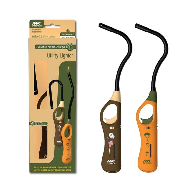 Lee✖️markaware for EDIFICD MK Lighter Willow Flex All Jumbo Utility Lighter, 2pk