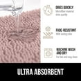thumbnail image 4 of Bath Rug 24x17, Thick Soft Absorbent Chenille, Rubber Backing Quick Dry Microfiber Mats, Machine Washable Rugs for Shower Floor, Bathroom Runner Bathmat Accessories Decor, Dusty Rose, 4 of 6