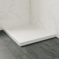 thumbnail image 4 of OVE Decors 48-in W x 36-in D Shower Base Pan Rectangle, Hidden Side Drain, White Acrylic, Reversible Design, 4 of 11