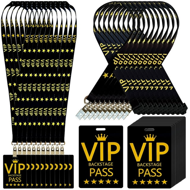 Paquete de 30 cordones LAIAMER VIP con tarjetas de PVC