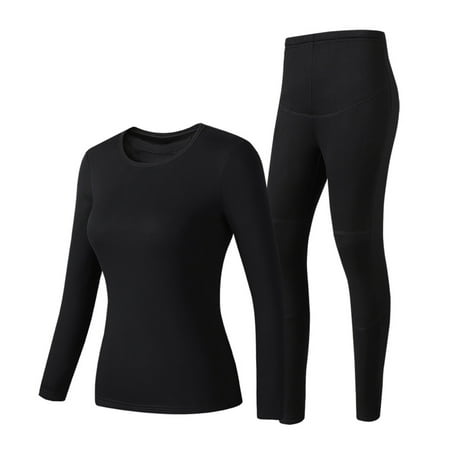 

Women s Heated Thermal Underwear set USB Women s Thermal Underwear set Long Johns Fleece Lined Top Bottom Base Layer