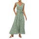 thumbnail image 3 of Txlixc Vestido de verano femenino sin mangas vestido de leopardo de cuello V profundo con bolsillos Txlixc moda, 3 of 8