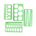 thumbnail image 3 of yuksok Geometric Drawings Templates Versatile for Mathematics Engineers Engineering 4Pcs, 3 of 9