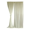 thumbnail image 4 of 2 Pieces Wedding Curtains Photo Drapes Background Soft Fabric for Party Reception Engagement Decor, 4 of 9