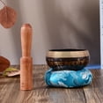 thumbnail image 5 of Nishore Singing bowl,Metal Sound Soft Set With Metal Tibetan Set With Meditation Sound Soft Cushion Wooden Sound Soft Cushion With Metal Sound Cushion Wooden Meditation Sound Chakra Relaxation Eryue, 5 of 6