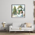 thumbnail image 3 of (szx2627) Hilo Algodón Ecológico Bordado 11CT 3 Hebras Impresión 40*40cm Lindo Muñeco Nieve Kit Serie Dibujos Animados Punto Cruz, 3 of 9