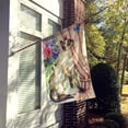 thumbnail image 2 of Carolines Treasures CDCO0036CHF Chat Siamois avec Drapeau Papillon Toile Format Maison, 2 of 4