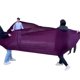 thumbnail image 2 of Banda elástica de entrenamiento, juegos de construcción de confianza, actividad de trabajo en equipo, alta elasticidad, gran compresión, lazo sensorial elástico morado 200 x 75 cm, 2 of 2