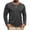 #019-Dark Gray, variant on Men Blouse Mineart Round Neck Tops Raglan Sleeve Pullover Men's Solid Color Lightweight Crew Neck Shirts Casual Athletic Long Sleeve Basic Tee