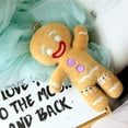 thumbnail image 5 of Leaveforme Christmas Plush Toy Cute Cartoon Gingerbread Man Plushie Doll Soft Hugging Pillow Cushion Fluffy Stuffed Toy Gift for Girls Boys 11.81 Inch, 5 of 8