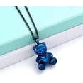 thumbnail image 3 of Teddy Bear Cremation Urn Nekclaces Ashes Jewelry for Men Women Heart Memorial Urn Keepsake Human Pets Ashes Urn Pendant Gift for Women Men, 3 of 7