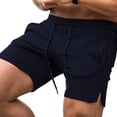 thumbnail image 1 of Pantalones cortos de entrenamiento de gimnasio para hombres Levantamiento de pesas Squatting Short Fitted Training Bodybuilding Jogger con bolsillo Zhivalor HMHZ820-3, 1 of 7
