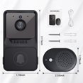 thumbnail image 3 of Aqestyerly Intelligent Wireless Visual Doorbell Remote Wifi Doorbell Monitoring Video Intercom Color Visual Doorbell Camera Smart Wear And Other, 3 of 7