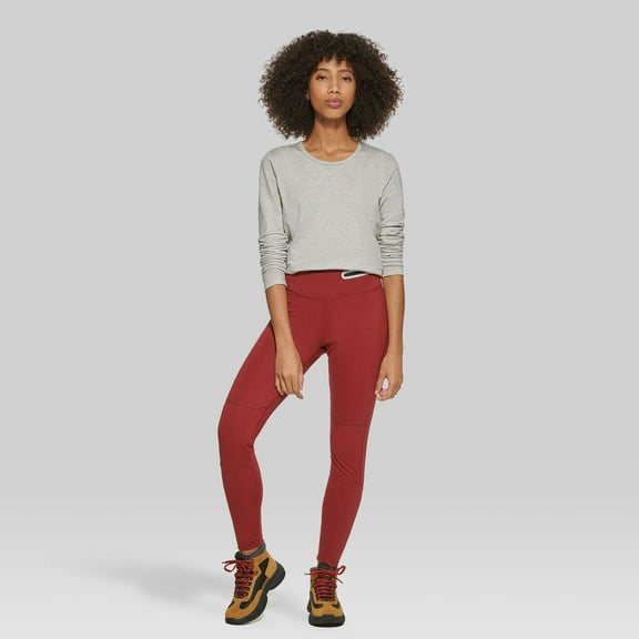 Bass Outdoor Women's UPF 50 Fastline Trail Leggings M Pomegranate