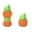 A002- Orange, variant on Water Bottles, Halloween Water Bottle, Silicone Water Bottle, Collapsible Water Bottle, Yellow Pumpkin Shaped Design, Leak Proof Pull Spout Lid with Carry Loop, Easy to Fold Down