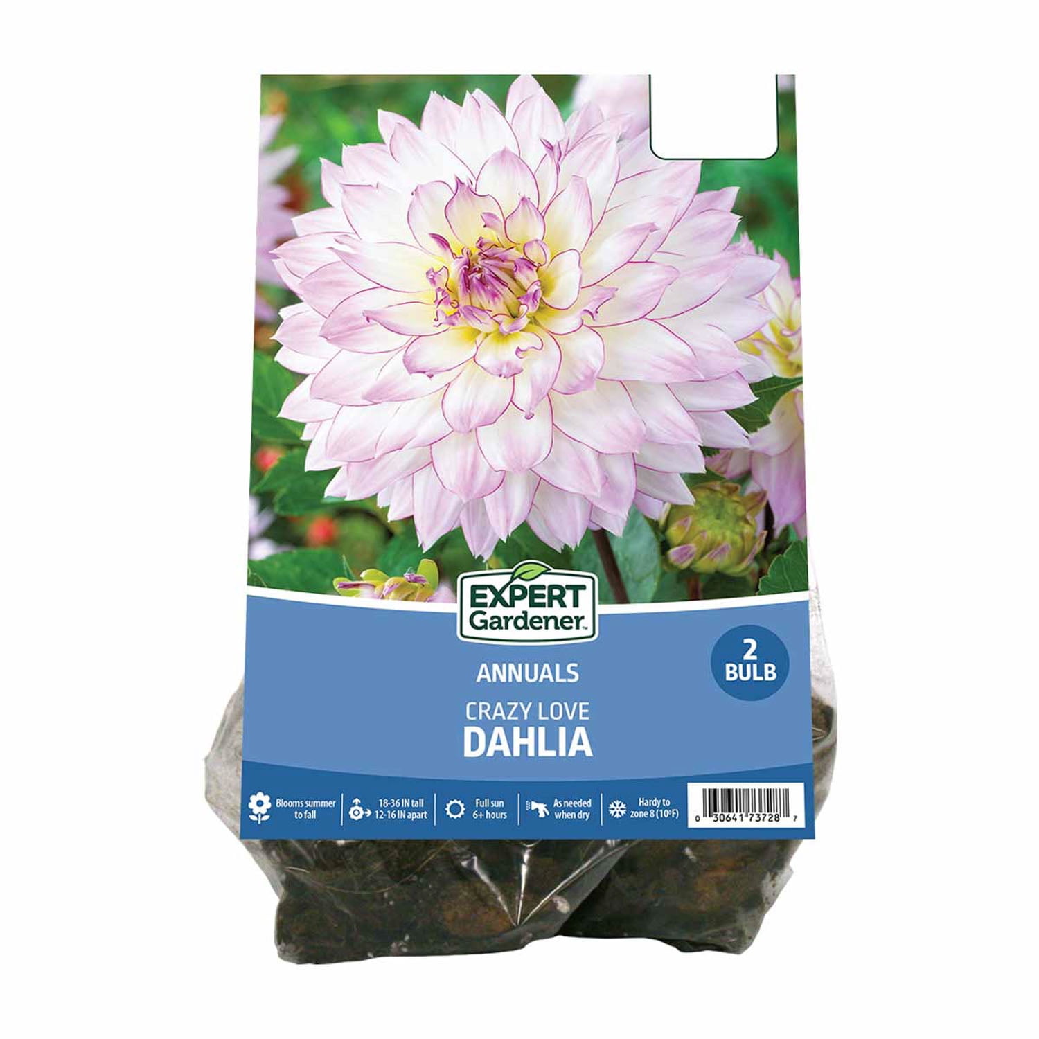 Van Zyverden Full Sun Dahlia Border Mix, Multi-Color Flowering Cut