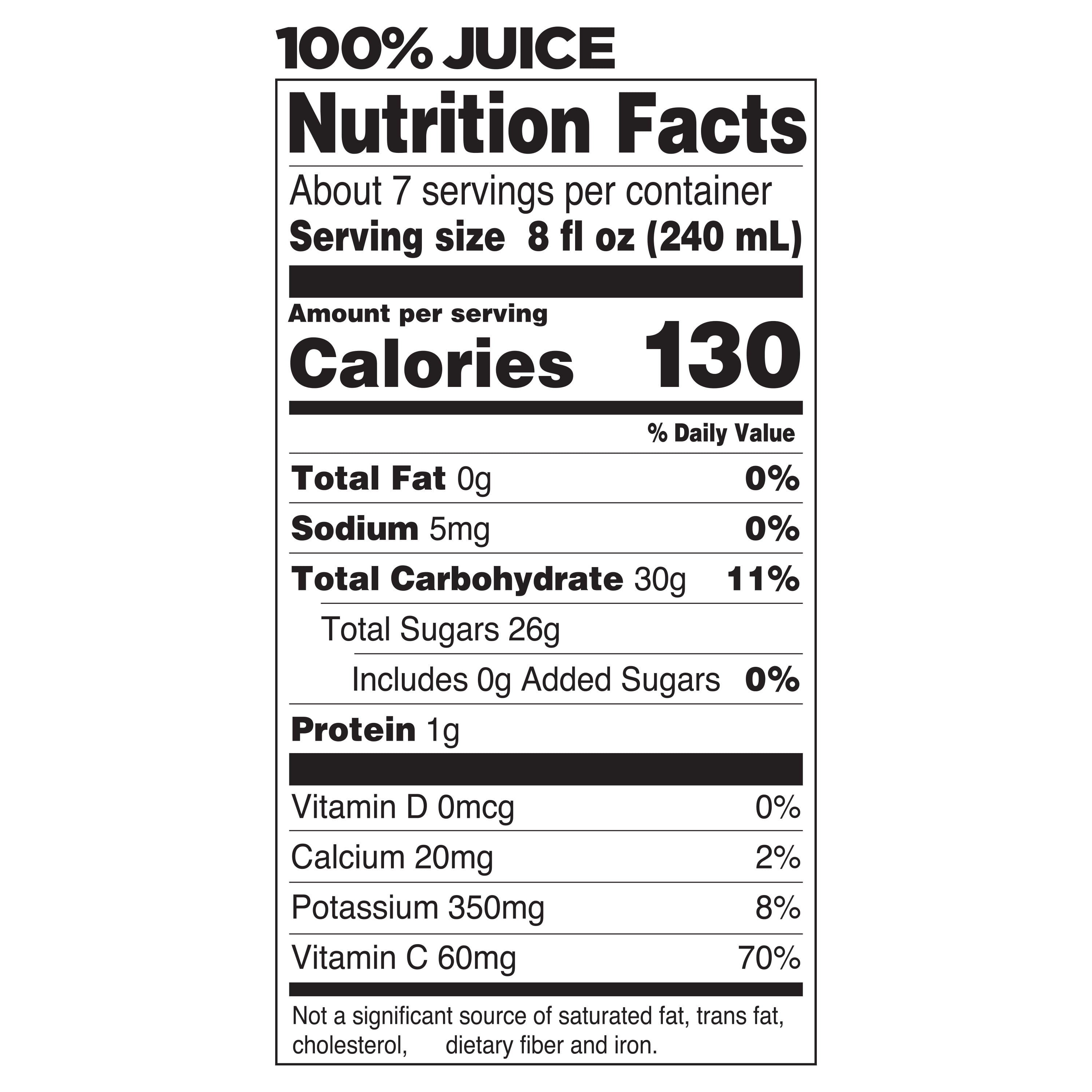 Dole 100% Pineapple Juice, 59 Fl Oz Carton