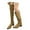 Beige, variant on Boots for Women,Stylish Pointed Toe Ruffled Knee High Fashion Boots with Mid Heel for Casual All Seasons Wear,Knee High Boots Women,Black,6