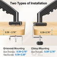 thumbnail image 5 of HOMOUNT Single Monitor Desk Mount for 13"-32" Screens, Computer Monitors Stand, Height Adjustable Monitor Mount, with Gas Spring Monitor Arm Fit 4.4-19.8 lbs, 5 of 10