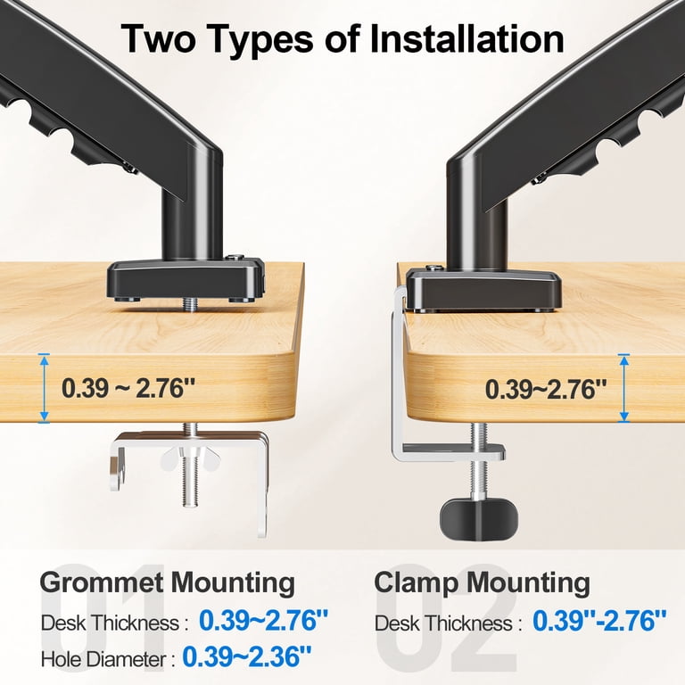 HOMOUNT Single Monitor Desk Mount Adjustable Arm photo 8