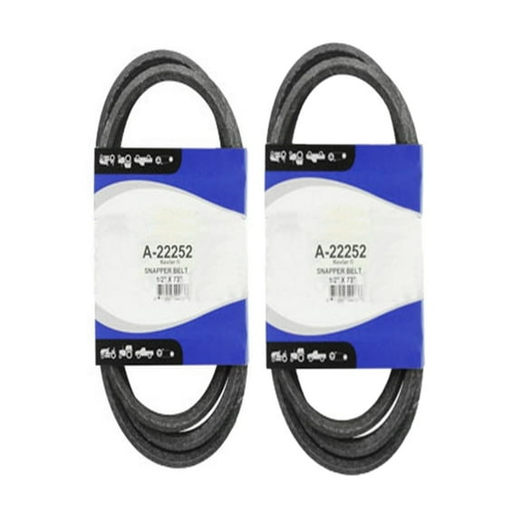 RAParts Two (2) Double AA Angle Mower Belt 1/2" x 74.4" Made With Aramid Cord B122252 B1SB7838 Fits Snapper Lawn Mowers