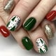 thumbnail image 4 of Pegatinas navideñas para uñas, diseño de copos de nieve y pegamento para uñas, 12 tamaños, parche para uñas., 4 of 7