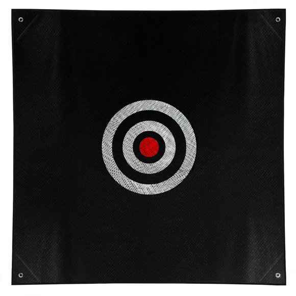Red de golpeo para prácticas de golf ASENVER Silent 1,46 m x 1,46 m (negra)