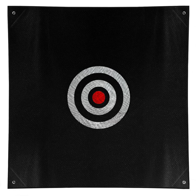 Red de golpeo para prácticas de golf ASENVER Silent 1,46 m x 1,46 m (negra)