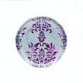 thumbnail image 2 of DAMASK 8.5" TWO PURPLE SALAD PLATE, 2 of 2