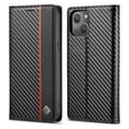 thumbnail image 1 of TECH CIRCLE Wallet Case for iPhone 14 Plus, PU Leather TPU Slim Carbon Fiber Card Slots Kickstand Protective Flip Phone Cover for Apple iPhone 14 Plus 6.7 inch 2022,Vertical Line, 1 of 10