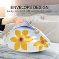 thumbnail image 4 of Yayeee Pillowcase Standard Size Set of 2 Satin Wrinkle Resistant Pillow Case, Colorful Retro Floral, 4 of 7