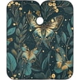 thumbnail image 2 of Butterfly Leaves Salon Cape, Hair Cutting Cape with Snaps, Professional Large Barber Stylist Hairdresser Cape, Waterproof Machine Washable, 65" x 55”, 2 of 7