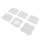 thumbnail image 4 of Moldes De Resina Epoxi, Diseño único, 6 Piezas, Elástico Brillante, Molde De Silicona Reutilizable Para Alisar, Limpieza Fácil Para Manualidades De Bricolaje Para Hacer Cajas ANGGREK Otros, 4 of 8