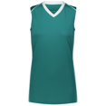 thumbnail image 1 of Chandail Rover pour Femmes, Sarcelle et Blanc - Moyen, 1 of 1
