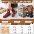 thumbnail image 6 of 12 Pairs Baby Girls Grips Socks Kids Toddlers Infants Anti Slip Non Skid Funny Cartoon Crew Breathable Cotton Socks, 6 of 6