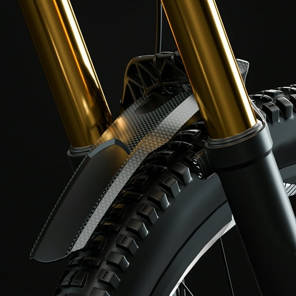 MIXFEER 2PCS Universal Mountain Bike Mudguard Front Rear Mountain Accessories