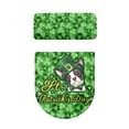 thumbnail image 5 of HELLHERO Lucky Hat Boston Terrier Pattern Universal Washable and Reusable Set of 2 with Fits All Toilet Shapes Toilet Seat Cover Set Non-Slip, 5 of 8