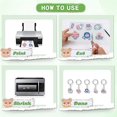 thumbnail image 3 of Keychain Set - 15 Printable Shrink Sheets, 20 Keyrings, 100 Split Jump Rings and 5 Lobster Clips DIYCrafts for Kids, 3 of 5