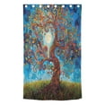 thumbnail image 3 of Blackout Curtains Window Curtain for Bedroom Living Room 1 Panel 82"x42" Lift Tree and Moon, 3 of 8