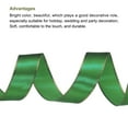 thumbnail image 3 of Unique Bargains 1 Inch 50 Yard Wide Satin Ribbon with Gold Edges Grosgrain Fabric Ribbon for Gift Wrapping, Dark Green, 3 of 7