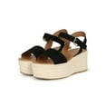 thumbnail image 5 of Women's Open Toe Ankle Strap Espadrille Platform Wedge Sandal 19707, 5 of 6