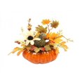 thumbnail image 1 of Plastic Artificial Pumpkin Maple Leaf Home Decor Halloween Ornament, 1 of 1