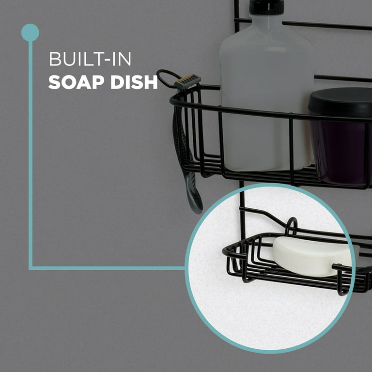 KESOL Shower Caddy and Soap Dish with Hooks Shower