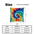 thumbnail image 5 of Tie Dye Set of 2 Velvet Throw Pillow Covers Inserts with 16x16, 18x18, 20x20 Inches Chair Pillow Covers - Unique Patterns for Throw Pillows for Various Occasions, 5 of 6