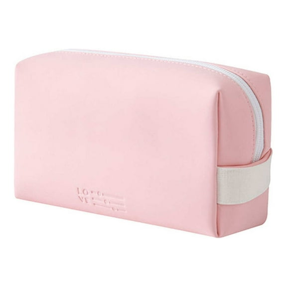 Briefcase Style Cosmetic Organizer Portable Travel Makeup Bag with Hand Carry Design