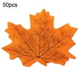 thumbnail image 6 of Joernso 50/100Pcs Fadeless Fake Autumn Maple Leaf Home Bedroom Wall Wedding Party Decor, 6 of 8