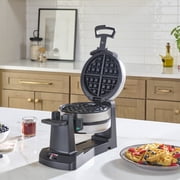 Cuisinart Double Flip Electric Belgian Waffle Maker, Stainless Steel